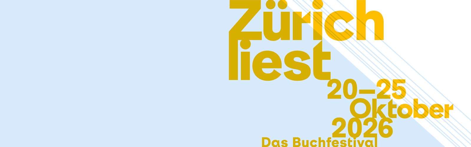 Zürich liest - 20. bis 25. Oktober 2026